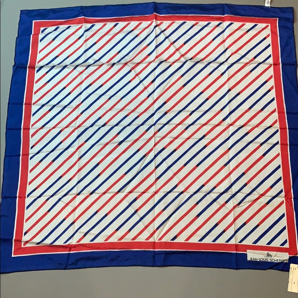 Vintage Silk Jean-Louis Scherrer Scarf